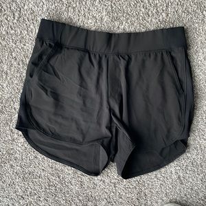 Black workout shorts